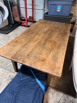 Antique French Applewood Coffee Table – 19th Century Farmhouse Piece
