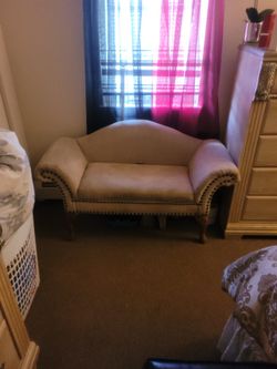 Small Chair And Ottoman