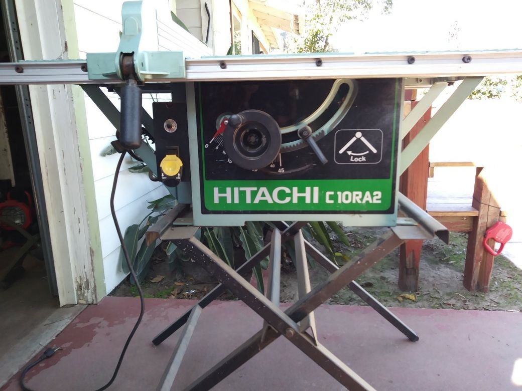 Hitachi C10RA2 Table Saw with Stand
