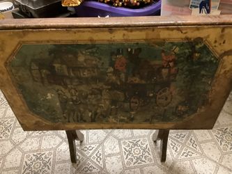 1940s Wooden Folding Table