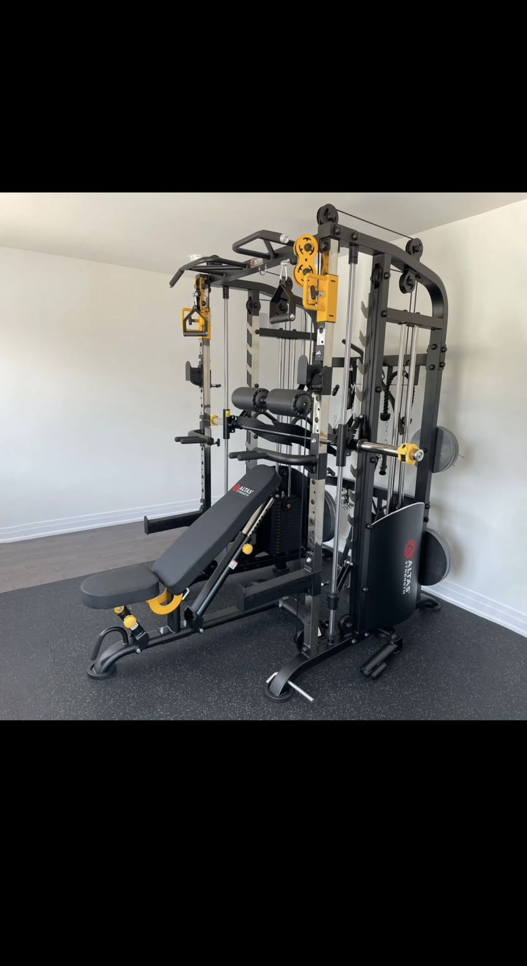 NEW HOME GYM ALL-IN-ONE(Bench, Squat, Cables, Rack)+shipping/install