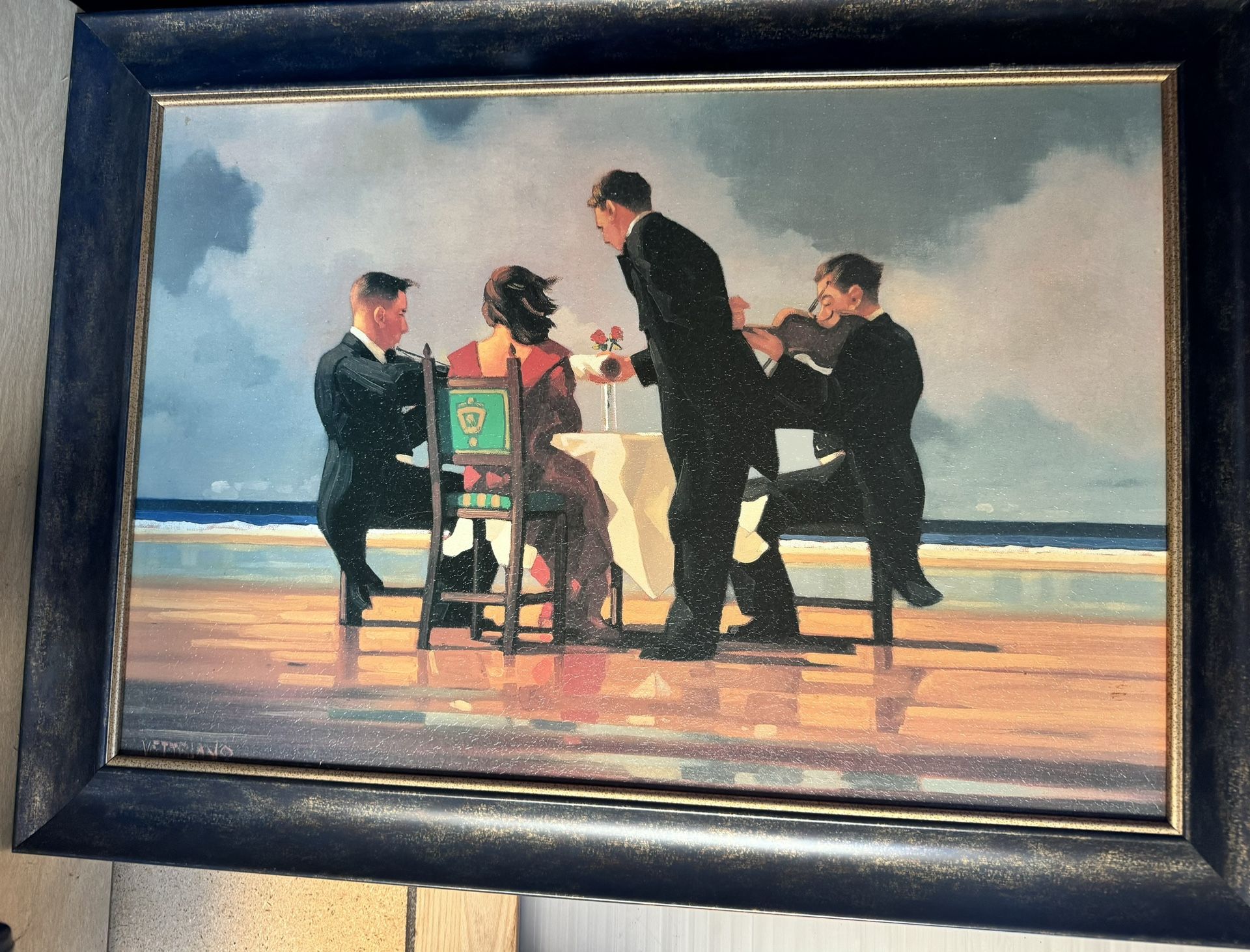 Jack Vettriano - The Elegy For A Dead Admiral Painting