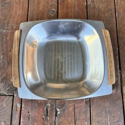 Vintage MCM Selandia Denmark Stainless Steel Tray 18/8