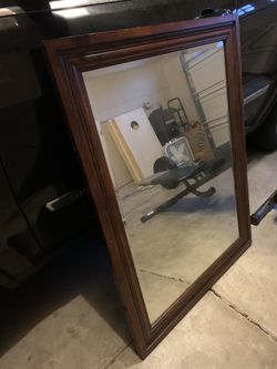 Wood Frame Mirror