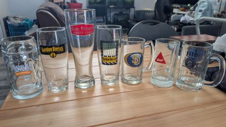 Mugs and pint glasses