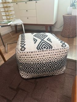 Boho Ottoman
