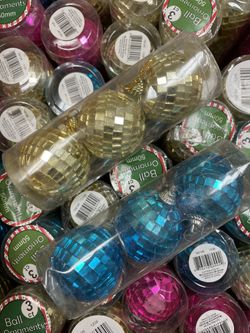 105 Packs Of 3 Pcs Christmas Ornaments