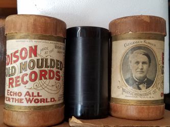 1905 Thomas Edison records, cylinders in original tubes