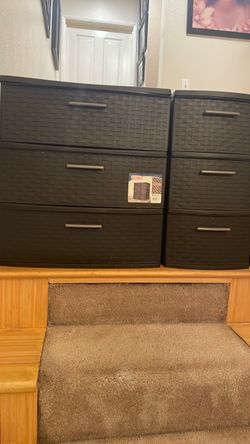 2 brown  set organizer