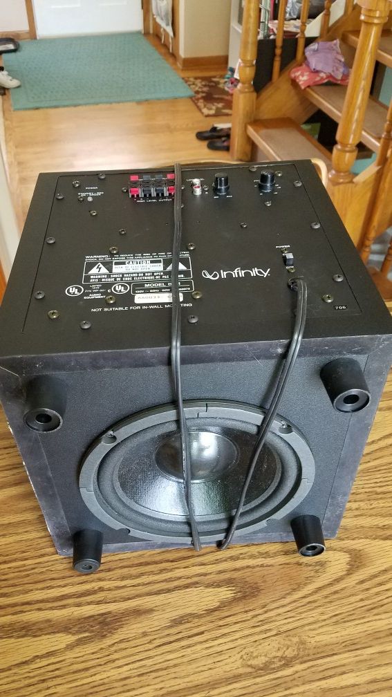 Infinity BU-1 Subwoofer Speaker for Sale in VLG OF LAKEWD, IL - OfferUp