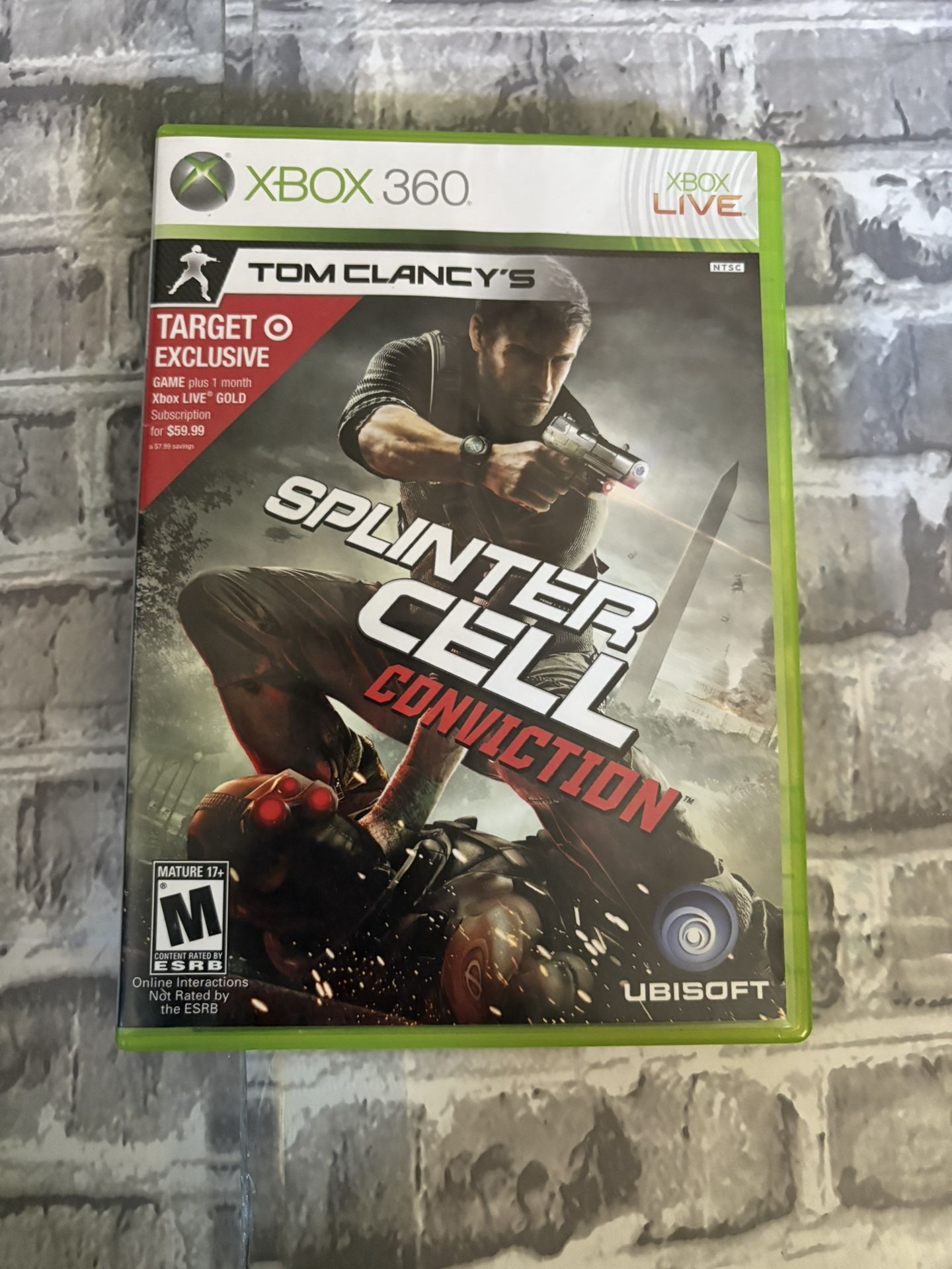 Tom Clancy's Splinter Cell: Conviction (Microsoft Xbox 360, 2010)