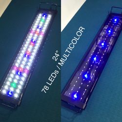 24" Full Spectrum LED Aquarium Light Reef Coral Marine Fish Tank Light