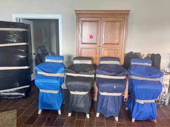 Large Wooden Armoire Cabinet