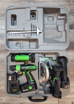Kawasaki Green Series Cordless Combo Tool Kit