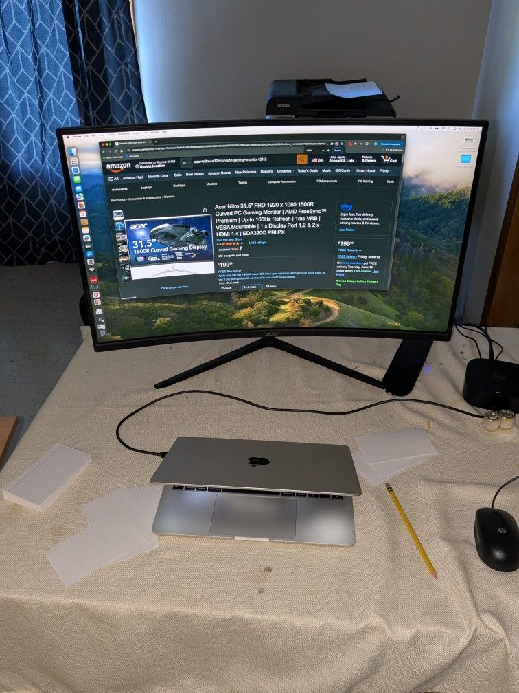 Acer Nitro 31.5" Curved Monitor