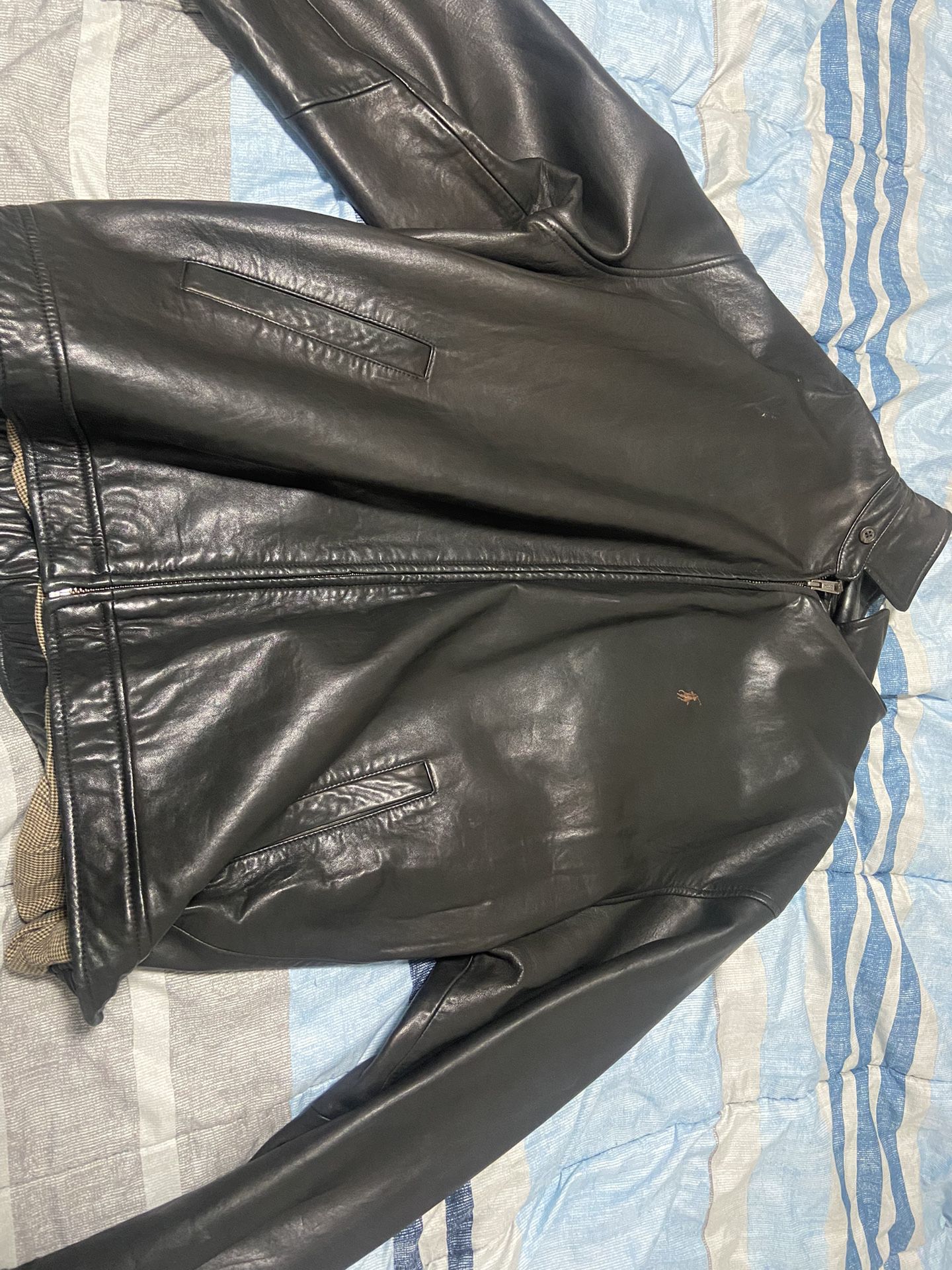 Polo Ralph lauren leather jacket 