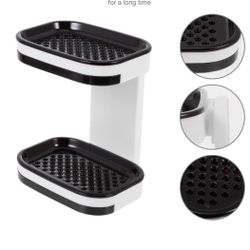 Double Layer Soap Box Soap Draining Tray Soap Dish r
