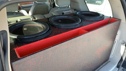 3 Audiopipe 15s in Ported Box