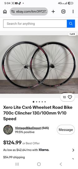 700c Vera clincher wheelset $75