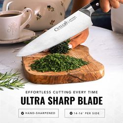 )Cutluxe Chef Knife – 8" Razor Sharp Kitchen Knife
