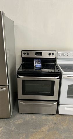 Frigidaire Electric Stove Stainless GlassTop