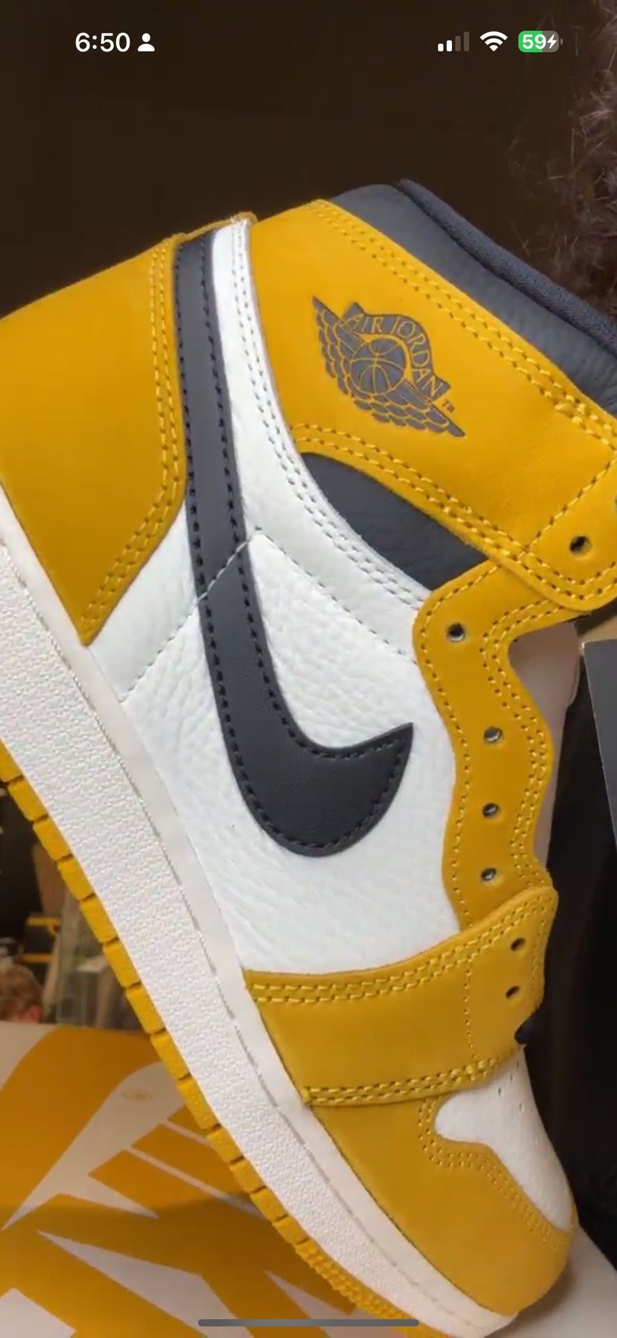 Jordan 1 Yellow Orche
