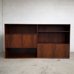 mid century rosewood wall unit