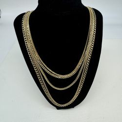 Gold Chains Cuban Links 