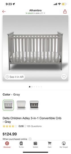 3 In 1 Convertible Crib
