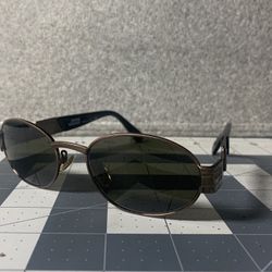 GIANNI VERSACE SUNGLASSES Bronze Black Oval MOD.S22 COL.53M