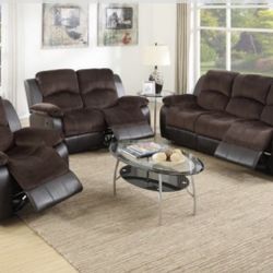 Sofa, Love Seat + Chair