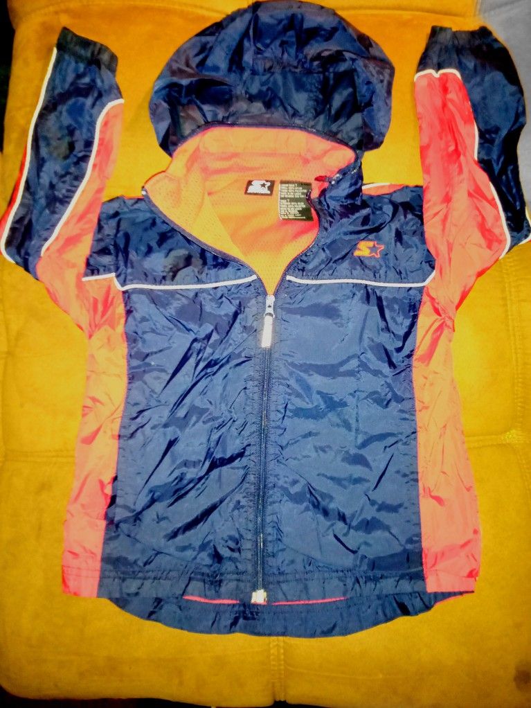 Boys Windbreaker Zipper Jacket Size 7