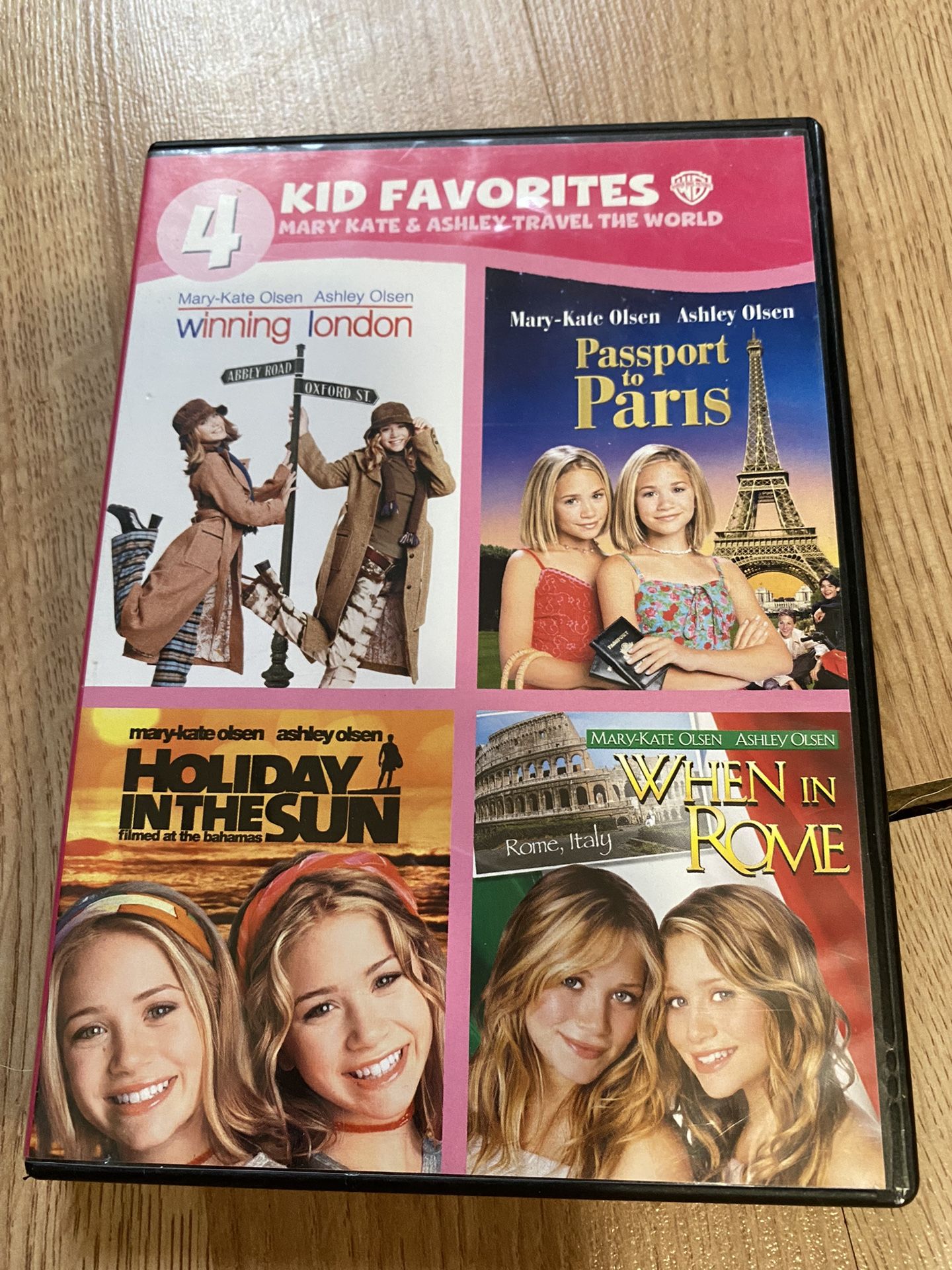 Mary-Kate and Ashley Olsen 4 part movie DVD