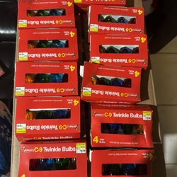 C9Twincle Bulbs 12 Paquete Of 4 Each Box 