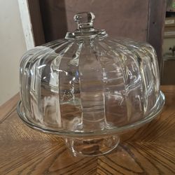 Large Covered Cake Stand/Punch Bowl