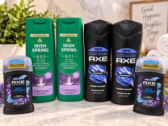 AXE and Irish Spring Men's Grooming Bundle