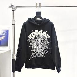 Sp5der hoodie black