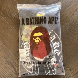 bape tee collab with chrome heartss