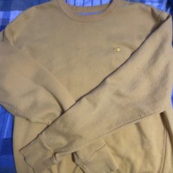 Yellow Champion Hoodie 