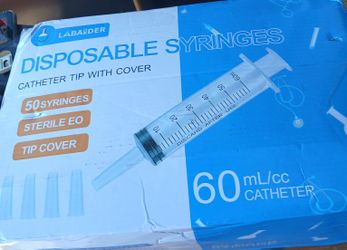 New In Box 50 Disposable Syringes 20 Firm