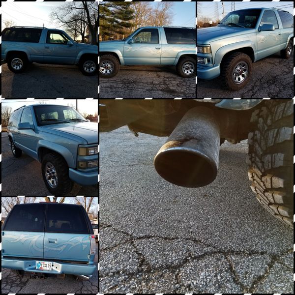 96 Chevy 2 Door Tahoe 6 5 Humvee Turbo Diesel 4x4 Trade For Sale In Indianapolis In Offerup