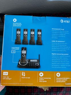 AT&T  5 set Cordless Phone System