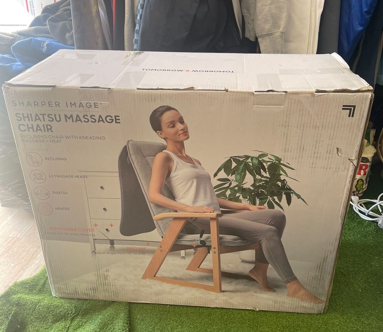 Sharper Image Shiatsu Reclining Massage Chair