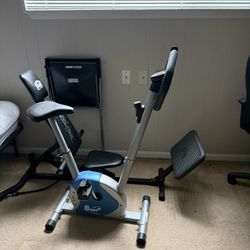 Exercise Bike And Weight Bench