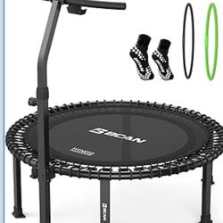 ❤️‍🔥 BT4 40" Soft Land Pro Fitness Rebounder Trampoline