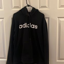 Black Adidas Pullover Hoodie 