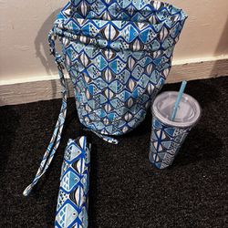 Cup, Umbrella, And Bags Set