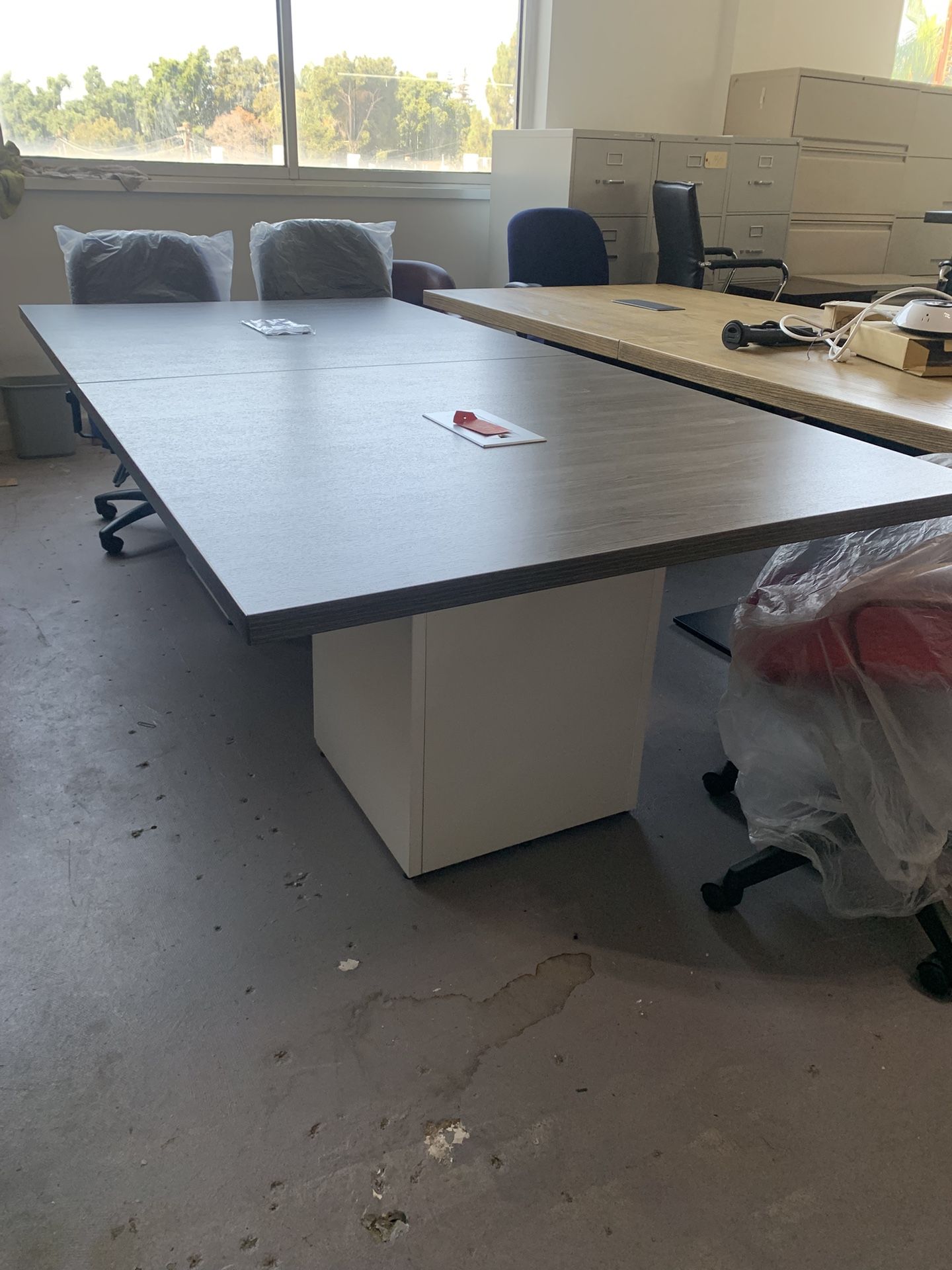 Conference Table 4x8 Gray White 