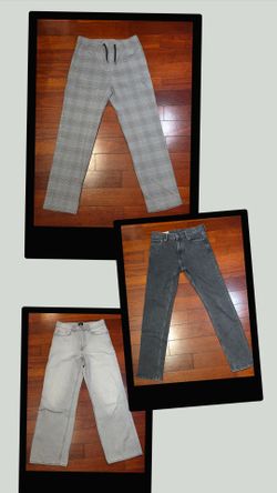 H&M Men Pants Bundle (3 Pairs) - Fits Men's 30x30-31