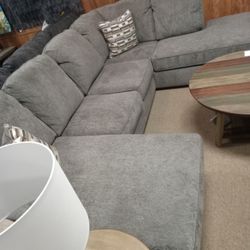Large Gray Sectional Sofa!